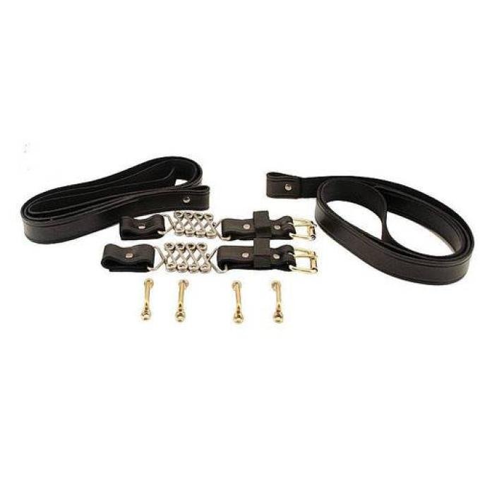 Hood Strap Set Brass 09-16 T-4000-B