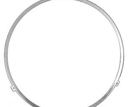 Key Parts '47-'55, '62-'66. '67-'72 Headlight Retaining Ring 0846-541