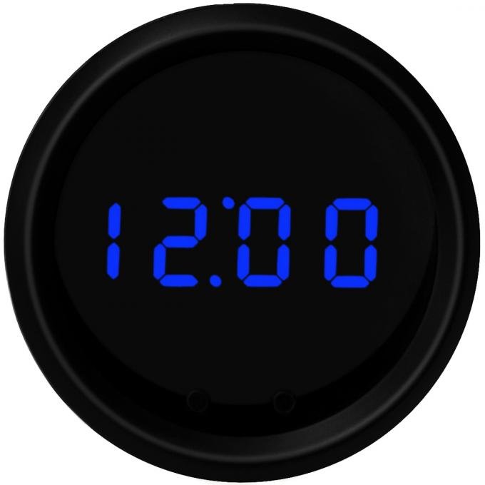 Intellitronix Clock LED Digital Black Bezel M8009