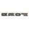 Dennis Carpenter FORD Grille Letters - Chrome with Blue Insert - 1967-77 Ford Bronco C7TZ-8316-BLU