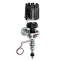 Pertronix Billet Distributor for Ford Small Block Engines (Ignitor II) with Vacuum / Mechanical Advance, Black / Female D130700