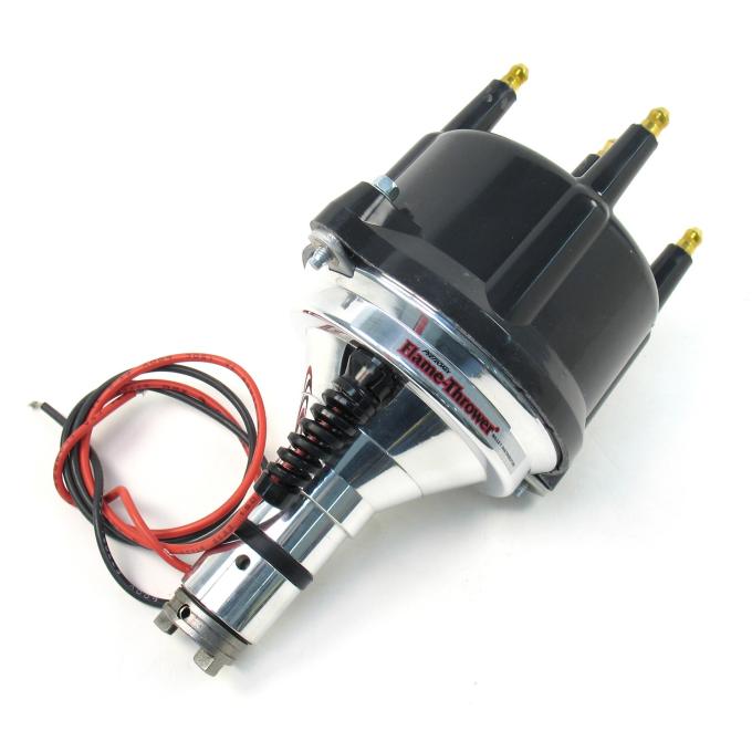 Pertronix Billet Distributor for Volkswagen Type I Engines (Ignitor III), Black Cap Color D7180810