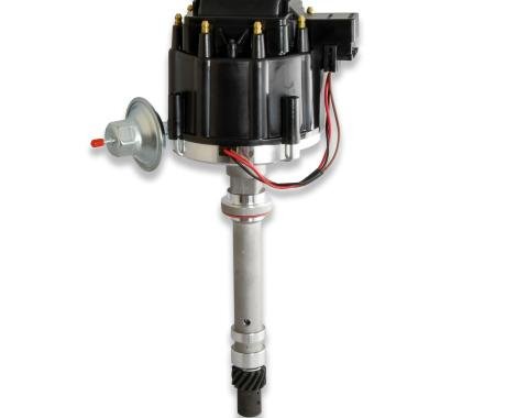 Pertronix Stock Look HEI Distributor for Chevy Small Block/Big Block Engines, Black Cap Color D1060