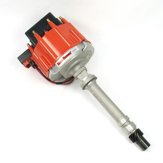 Pertronix Race HEI Distributor for Chevy Small Block/Big Block Engines, HEI III Module with Multi Spark & Adjustable Digital Rev Limiter / Red Cap D71071