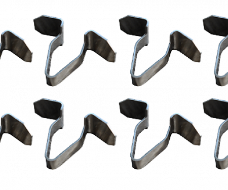 Key Parts '55-'59 Dash Molding with Clips (8) 0847-047