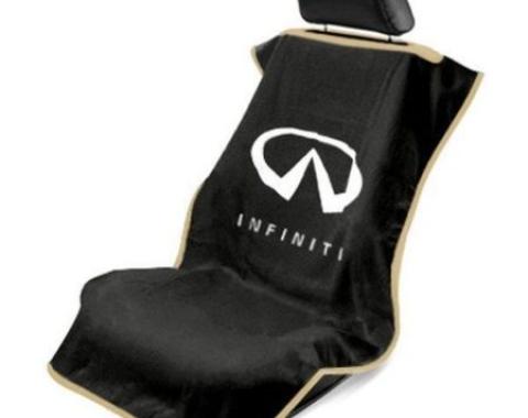 Seat Armour Infiniti Seat Towel, Black with Logo SA100INFB