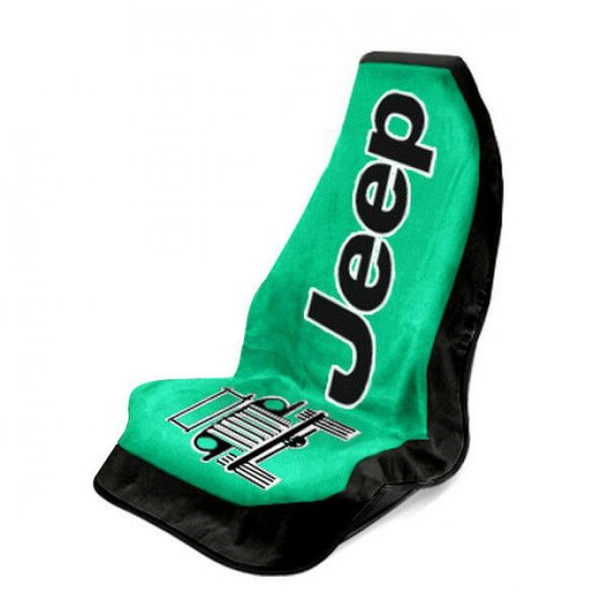 Seat Armour, Universal Towel2Go Jeep, Green T2G100G