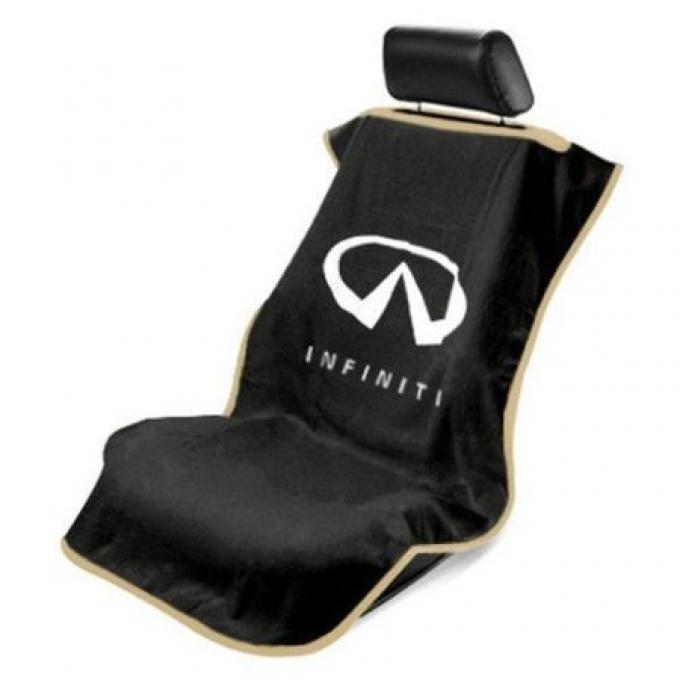 Seat Armour Infiniti Seat Towel, Black with Logo SA100INFB