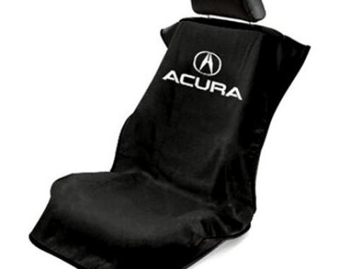 Seat Armour Acura Seat Towel, Black with Script SA100ACUB