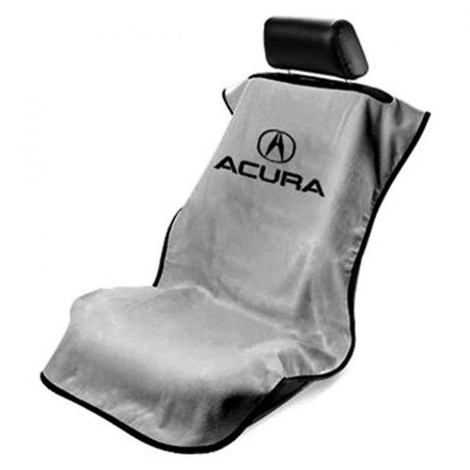 Seat Armour Acura Seat Towel, Grey with Script SA100ACUG