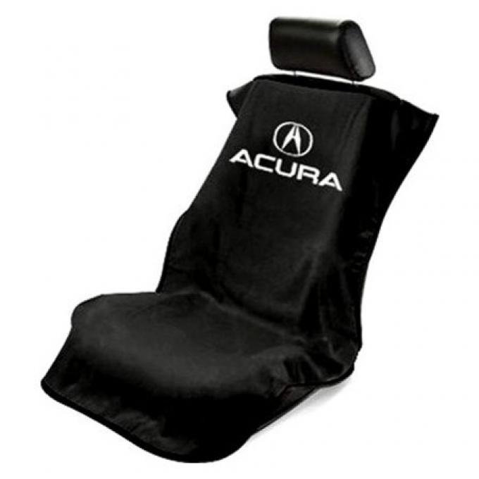 Seat Armour Acura Seat Towel, Black with Script SA100ACUB
