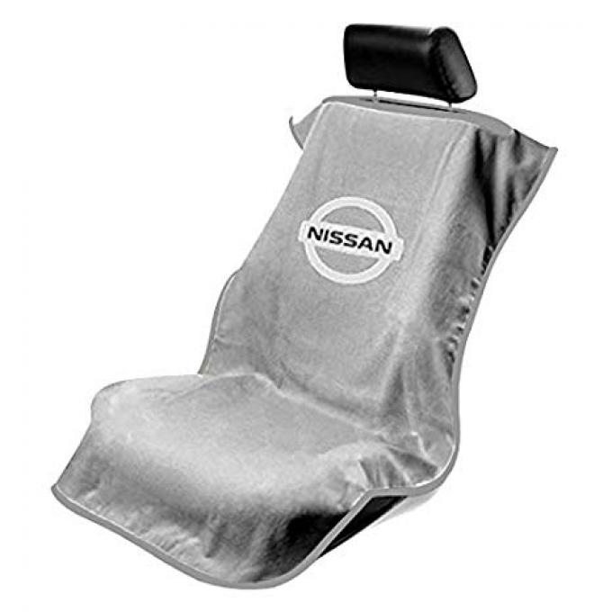 Seat Armour Nissan, Seat Towel, Grey with Logo SA100NISSG