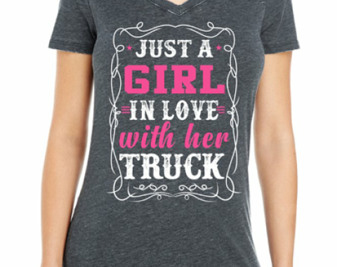 Port & Company Ladies I Love My Truck T-Shirt