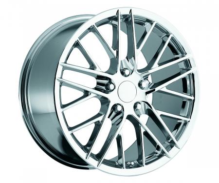 Corvette C6 2009 ZR1 Style Chrome Wheel Set, 18" x 8.5"/19" x 10", 2005-2013