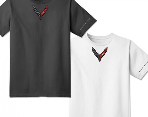 Mens Next Generation Corvette Carbon Badge Tee