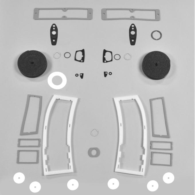 Detroit Muscle Technologies 1967 Dodge / Plymouth Mopar A Body 67 Valiant Paint Exterior Gasket Set AVA6767PK01
