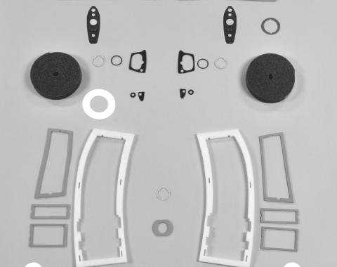 Detroit Muscle Technologies 1967 Dodge / Plymouth Mopar A Body 67 Valiant Paint Exterior Gasket Set AVA6767PK01