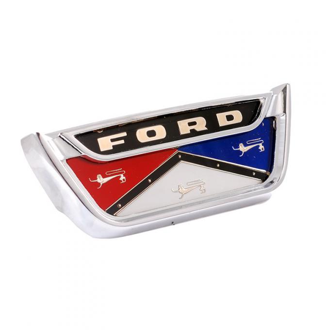Dennis Carpenter Deck Lid Emblem and Bezel - 1960-61 Ford Car C0DB-6443504-A