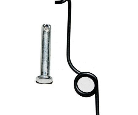 Dennis Carpenter Hood Safety Catch Spring and Pin Kit - 1942-47 Ford Truck, 1946-50 Ford Car   51A-16897