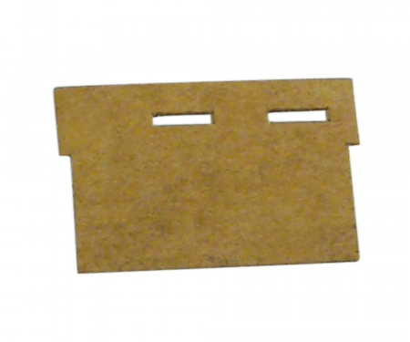 Corvette Washer Pump Cover, Fiber, 1963-1967