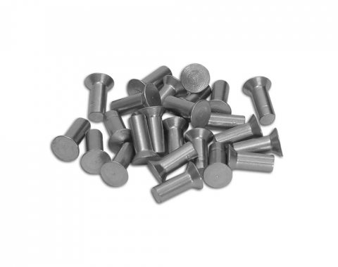 Corvette Body Assembly Rivets, 25 Piece, Countersunk Flat Head 3/16" X 1/2", 1953-1967