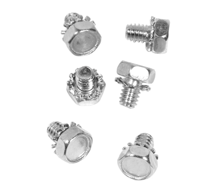 Corvette Water Pump Backplate Bolts, 6 Piece Hex, 1963-1982