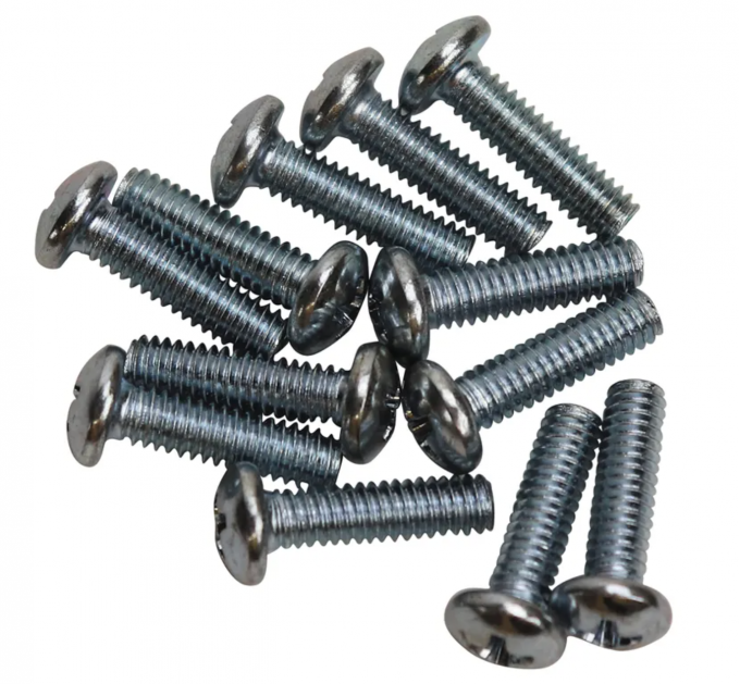 Corvette Taillight Lens Screws, 12 Piece Set, 1968-1969