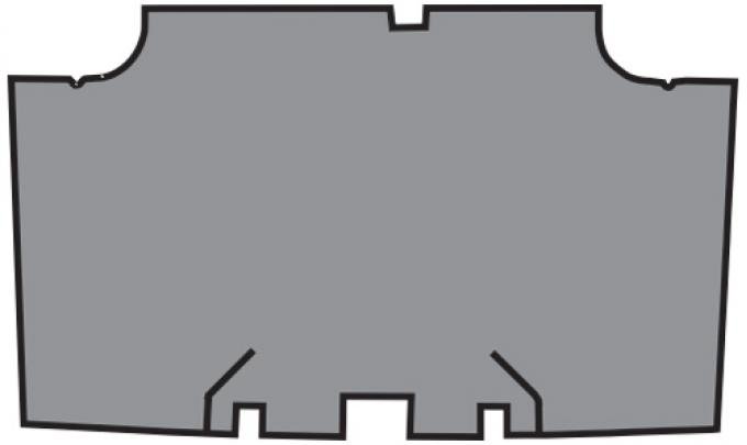 ACC 1968-1969 Dodge Coronet Trunk Mat TM Vinyl