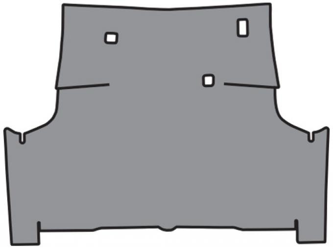 ACC 1972-1976 Ford Torino Trunk Mat Fleece