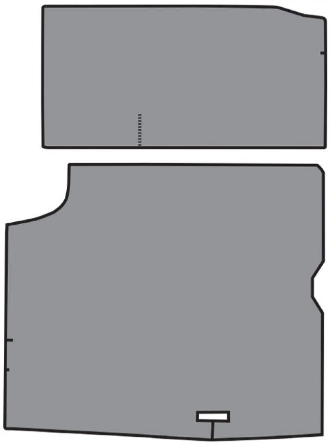 ACC 1964-1965 Oldsmobile 442 Trunk Mat TM Vinyl