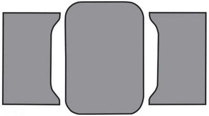 ACC 1961 Chevrolet Impala 2DR Hardtop/Coupe Trunk Mat TM Felt