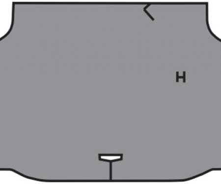 ACC 1968-1969 Oldsmobile Cutlass Trunk Mat TM Felt