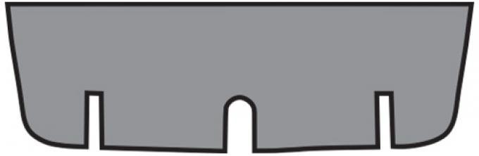 ACC 1971-1974 American Motors Javelin Short Trunk Mat TM Foam