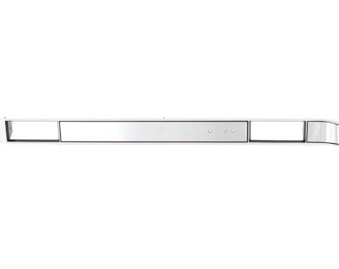 AMD Dash Molding Air Vent Bezel, with AC, Brushed Aluminum, 81-91 Chevy GMC CK Truck Blazer Jimmy Suburban 460-4081-3SAC
