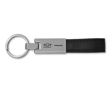 Chevy Trucks Leather Loop Strap Key Tag