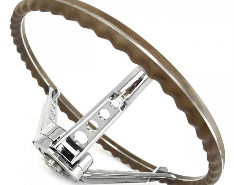 ACP Steering Wheel Assembly Deluxe Woodgrain FM-ES008BK