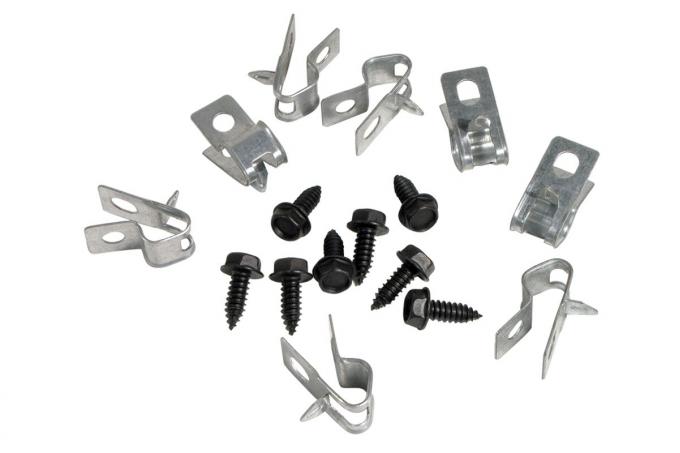 Corvette Fuel Line Clips, 16 Piece, 1974-1982