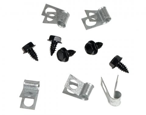 Corvette Fuel Line Clips, 10 Piece, 1974-1982