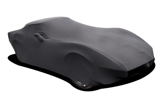 Corvette Car Cover, Onyx Satin Indoor, Black, 1968-1982