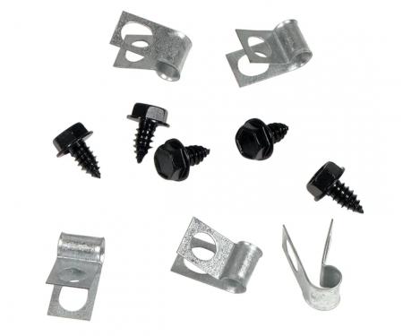 Corvette Fuel Line Clips, 10 Piece, 1974-1982