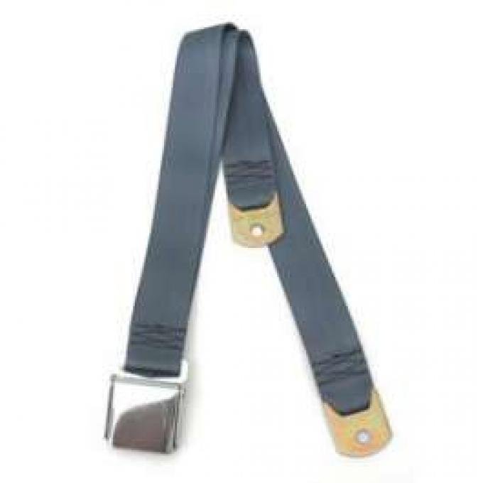 Seatbelt Solutions Chevy 1955-1957  Universal Lap Belt, 60" with Chrome Lift Latch 1800604002 | Blue