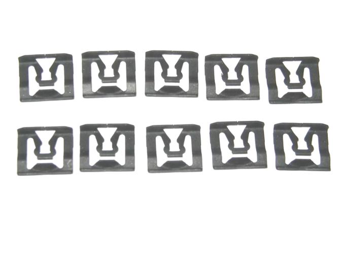 Redline Restomotive® 1966-1979 Fairlane / Ranchero / Galaxie / Torino 10 Piece Rear Window Molding Clip Set