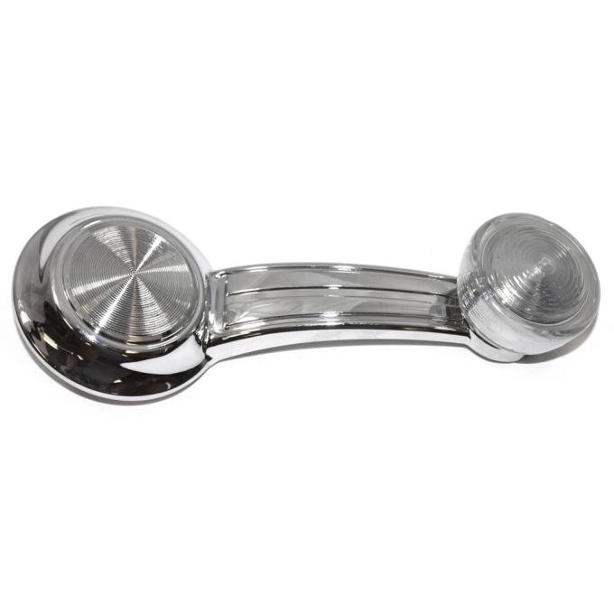 1965-1990 GM Car and Truck Left or Right Window Crank with Clear Knob