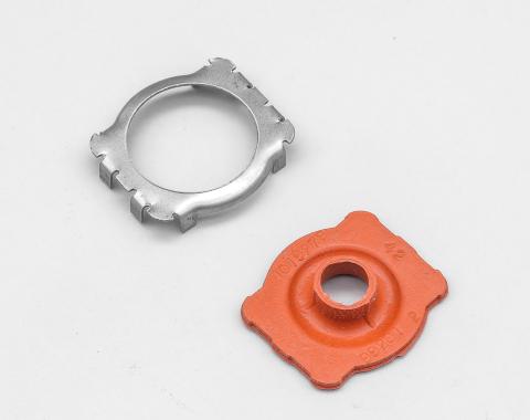 Detroit Muscle Technologies Mopar A B E Body 65-93 Steering Column Shaft Coupler ORANGE Seal & STEEL Cover GEN6593SC03-ORANGE