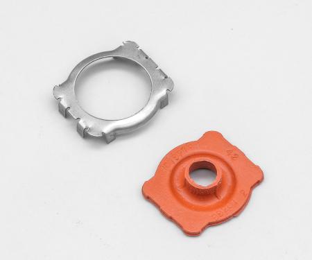 Detroit Muscle Technologies Mopar A B E Body 65-93 Steering Column Shaft Coupler ORANGE Seal & STEEL Cover GEN6593SC03-ORANGE