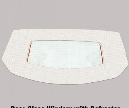 Kee Auto Top HG0351DF21SP Convertible Rear Window - Vinyl, Direct Fit