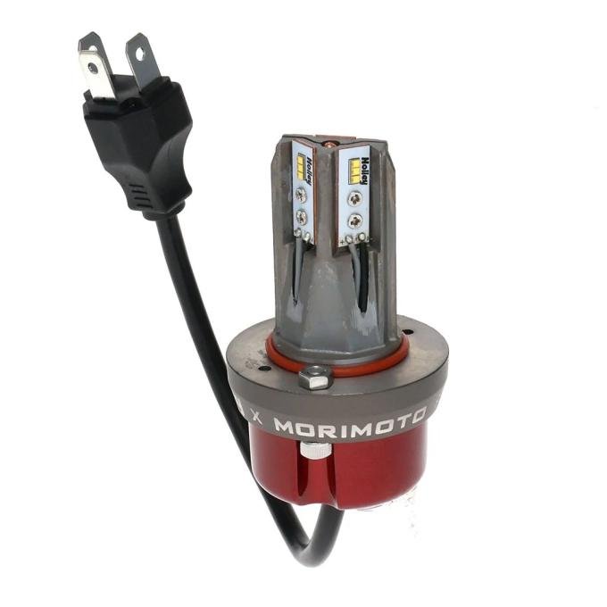 AMD RetroBright LED Forward Facing Light Bulb, Replacement Bulb, Bright White 5700K 7 or 5x7, Standard H4 Wiring, High and Low Beam, 3 Pin X149-HR700R-57B