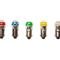 Whitegauges WHITE 4-Point BA9 Style LED Replacement Instrument Cluster Gauge Bulb BA9-WHITE