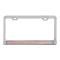 KNS Accessories License Plate Frames with 12 LED and Chrome Plastic Bezel