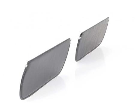 AMD Sun Visor, Black, Pair, 73-91 Chevy GMC Truck 646-4073-BLK